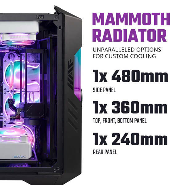 Cooler Master HAF 700 EVO ARGB Grey E-ATX Full Tower Case